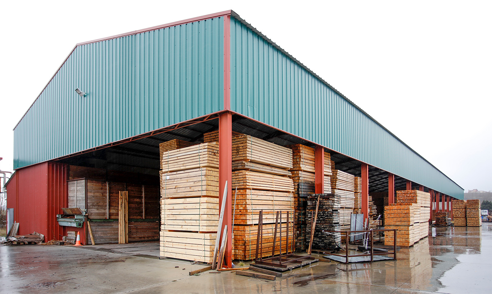 Aserralpe, almacén de madera para usos industriales